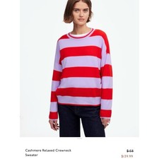 Madewell Cashmere Relaxed Crewneck Sweater