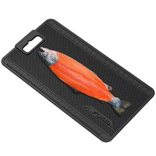 Nonslip Fish Fillet Mat with Measuring Scale, Durable & Portable Fish Cleanin...