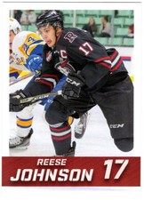 2018-19 Team Issue Red Deer Rebels #17 Reese Johnson-Mint
