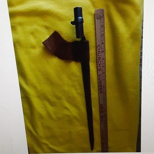 Modal 1861 Springfield 58 Caliber Civil War  bayonet and scabbard
