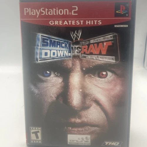 WWE SmackDown vs. Raw (Sony PlayStation 2, 2004) No Manual - Tested And Working