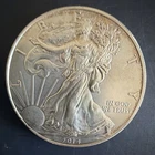 U.S. Mint 2014 American Eagle 1 oz .999 Fine Silver Bullion Coin Uncertified