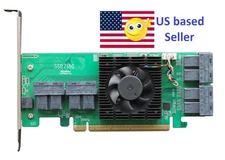 *** HOT *** HighPoint SSD7180 - PCIe 8-Port U.2 NVMe RAID *up to 14,000MB/s