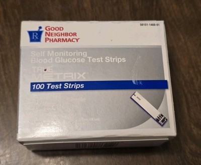 New Unopened True Matrix Glucose Blood Test Strips Pack (200 Test Strips Total)