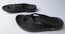 Oofos Women's Recovery OOlala Flip Flop Sandals JL3 Black Size US:11 UK:9