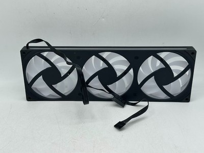 NZXT F360 RGB Core - 360mm Single-Frame Fan Unit with 3 x 120mm RGB Fans - Black