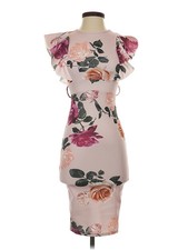 PrettyLittleThing Women Brown Cocktail Dress 0