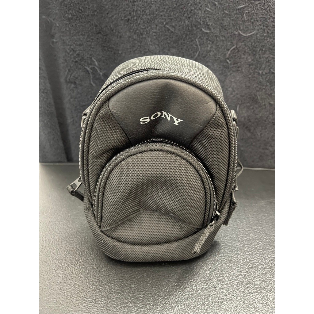 Sony Black Ballistic Nylon Padded Camera Case Belt Loop Compact Travel Bag