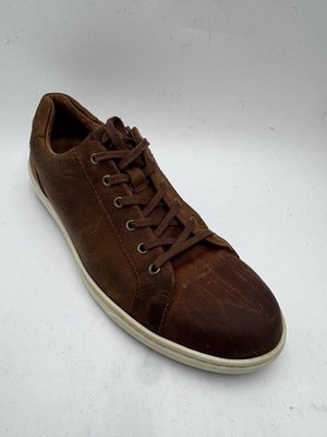 Born Ashram II Lace-Up Sneakers Men's Size 10.5 Brown Leathe Lace Up Shoes