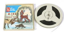PRL) AIKU IL PICCOLO CERVO GAFILM SUPER 8 mm BIANCO E NERO SONORO FILM CINEMA