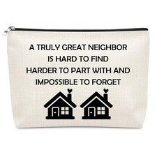 Sazuwu Thank You Gifts for Women Neighbor Makeup Bag Welcome to the Neighborh...