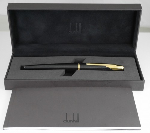dunhill AD2000 Metallic Black GT Fountain Pen M (Excellent) FREE SHIPPING