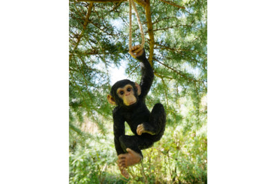 Hängender Affe Ornament schwingende Figur Statue Garten Outdoor Baum Wohndeko