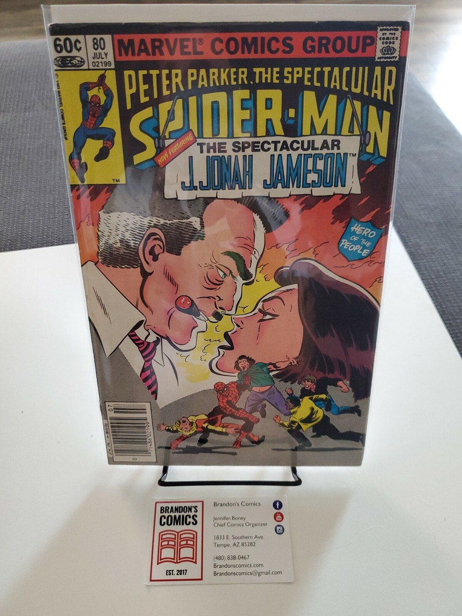 Peter Parker, The Spectacular Spider-Man # 80 July 1983 J. Jonah