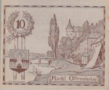 10 HELLER 1920 City of OTTENSHEIM Upper AUSTRIA UNC Notgeld #PH129.U