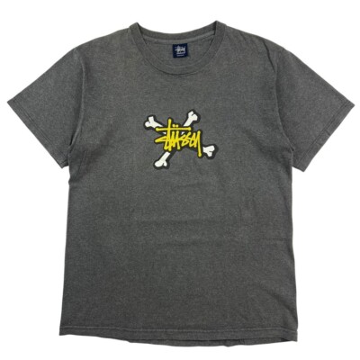 トップス old Stussy 00s Vintage 00s Stussy Cross Bones T-shirt - Medium | eBay UK