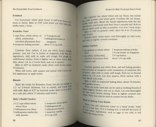 NATURAL BABY FOOD COOKBOOK Margaret Kenda Phyllis S. Williams - Picture 5 of 11
