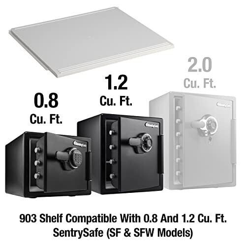 SentrySafe Regaleinsatz Zubehör, für 0,8 & 1,2 cu. ft. Feuerfest & Wasserdicht - Bild 3 von 3