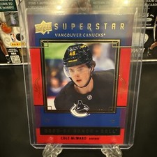 2023-24 Upper Deck Series 2 Hockey Honor Roll Cole McWard HR70 Red Blue