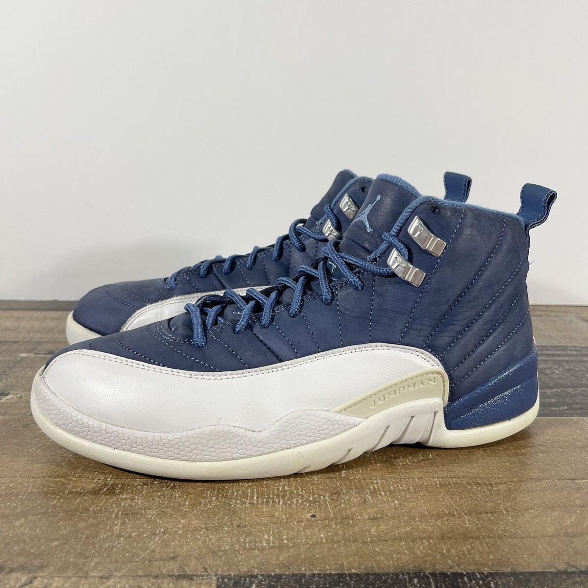 COPY - Jordan Retro 12s Indigo and white Air Jordan 12 Indigo - YouTube main image 3