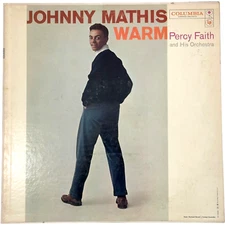 Johnny Mathis - Warm - Vintage 1957 - 12" Record Vinyl - Columbia Records 42255