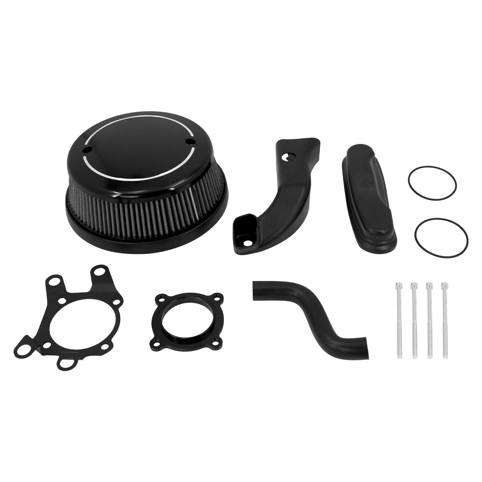 Black High Flow Air Filter Cleaner For Indian 14-2022 Chief Chieftain Dark Horse