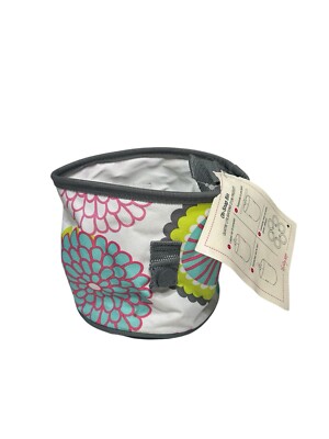 NEW Thirty One Oh-Snap Bin in Bubble Bloom Floral Pattern 6'' x 5.5''