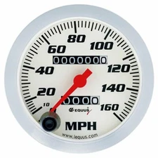 Equus 3-3/8" Speedometer Gauge 8000 Series 0-160 MPH Full Sweep Mechanical E8076