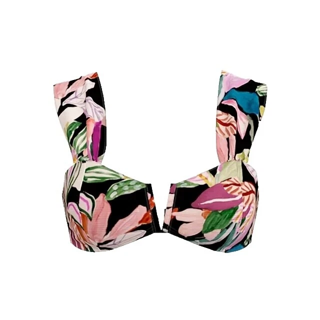 Floral Regular Size L Top Swimwear for Women