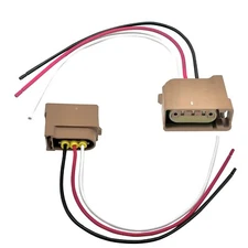 2 Pcs Turn Signal Socket Pigtail Connector with Wire Harness - Ford  F-150/250