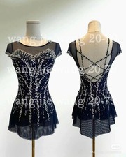 Ice Figure Skating Dress Figure Skating Dress For Competition black