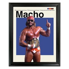 Macho Man Framed Sports Art Photo by Thomas Maxwell
