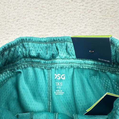 DSG Boys Youth Basketball Shorts Size 2XS Athletic Fit Teal Blue - Picture 4 of 9