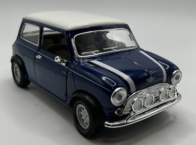 Mini Cooper Die-cast Model BLUE BY SUNNYSIDE LTD | eBay