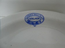 4 MADDOCK ENGLAND LYNE BROWNE MELBOURNE IRONSTONE COOKE & WALLIS ADELAIDE PLATES