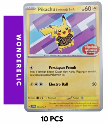 PIKACHU BATIK 30 枚セット PIKACHU BATIK 30 枚セット PIKACHU BATIK 30 枚セット PIKACHU