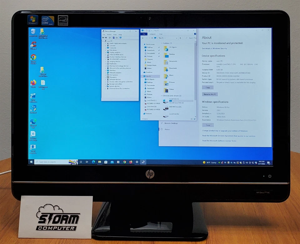 HP Omni 200-5000 AiO i7 6GB 500GB HDD LQ2088 - Image 2 of 4