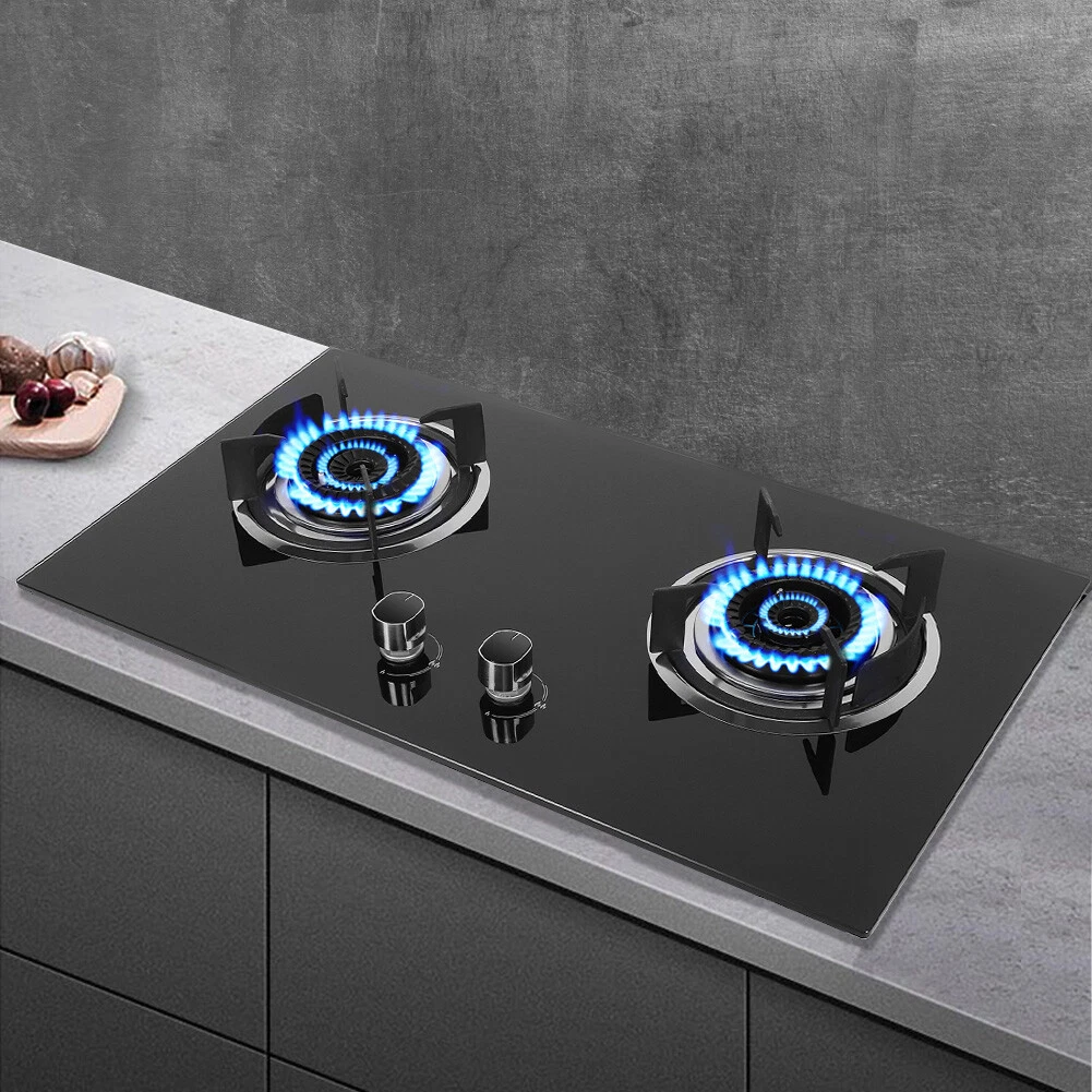 Household Double 2 Built in Liquefied Gas Hob Stove Kitchen Cook Outdoor |  eBay