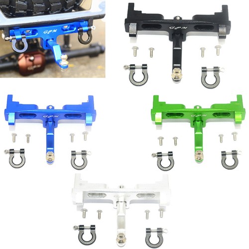 Alloy Rear Bumper U Towing Hook for 1/10 AXIAL SCX10 II UMG10 AXI90075-1001 4WD - Picture 9 of 13