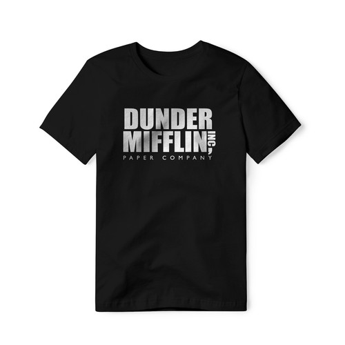 Dunder Mifflin Logo : The Office Show, Classic Cotton Tee - 第 2/21 張圖片