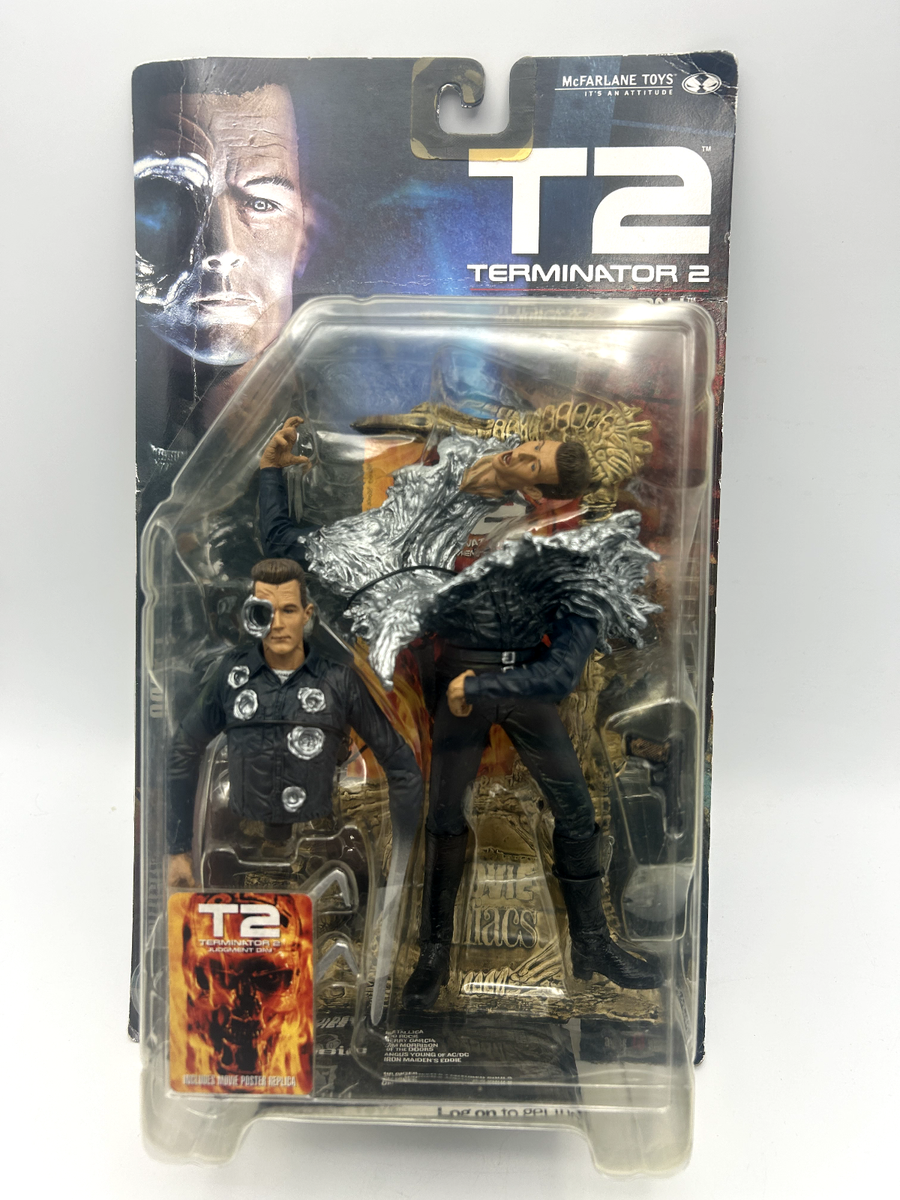McFarlane Toys ムービーマニアックス4 T2 T-1000 T-1000 TERMINATION T2 Todd McFarlane's Movie Maniacs 4 Series NEW