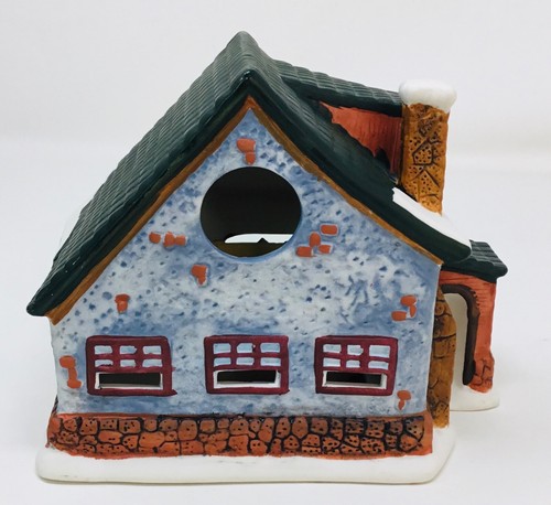 Weihnachtsdorf Porzellan handbemalt zu Hause beleuchtet 3D Fenster Weihnachtsszene - Bild 5 von 14