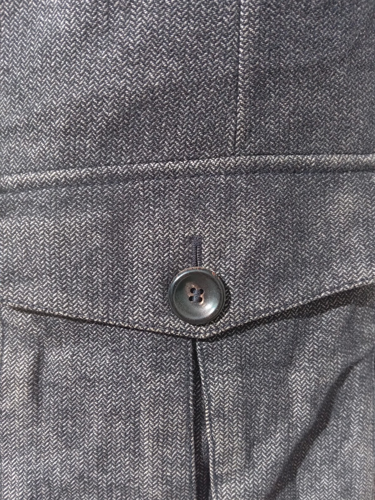 ARMANI COLLEZIONI Field Jacket Size 38 UK Grey Wool Mix Vintage RRP £329 image 8
