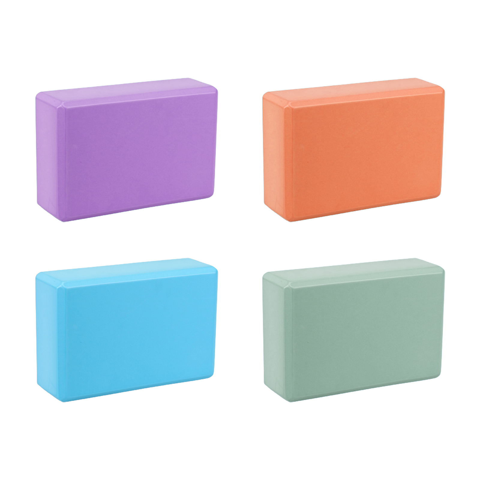 1x Yoga Block Gym Pilates Exercise Support Stretching Aid Workout Foam Brick