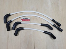 Ton's Spark plug wires 8mm White Silicone 2018+ Harley Davidson Softail M8