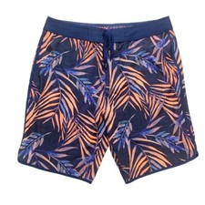 Old Navy Boardshorts Mens 38 Blue Orange Tropical California Swim Shorts Beach
