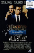 Michael Douglas Signed Wall Street 11x17 Movie Poster Photo Beckett COA Y92278