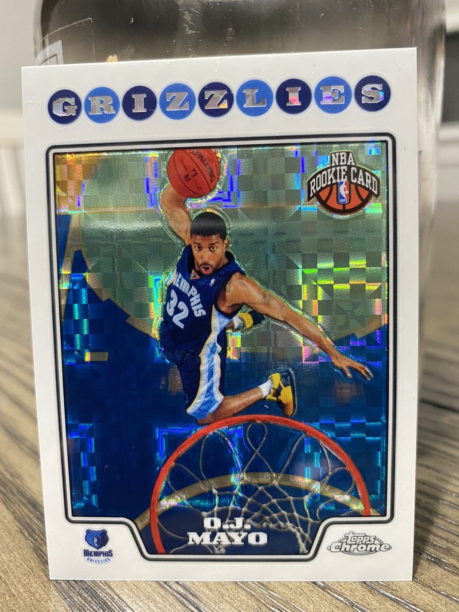 2008 topps chrome O.J. Mayo Rookie /288 (xfractor) MINT.. | eBay