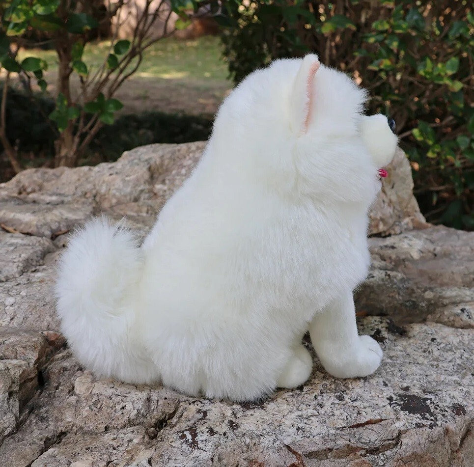 samoyed トップス White Samoyed Dog 11 Inch Stuffed Animal Plush Toys Toddler