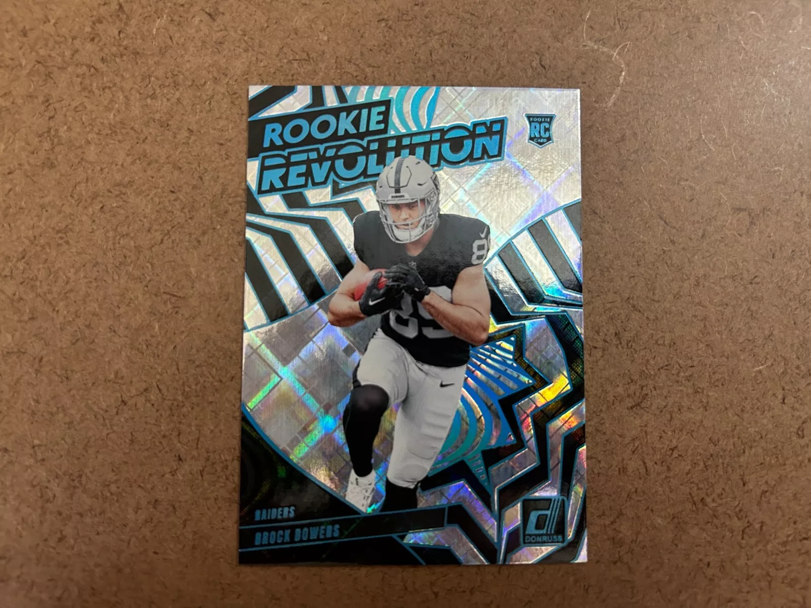 2024 Panini Donruss - Rookie Revolution Brock Bowers #7 Cosmic /100 (RC) Raiders